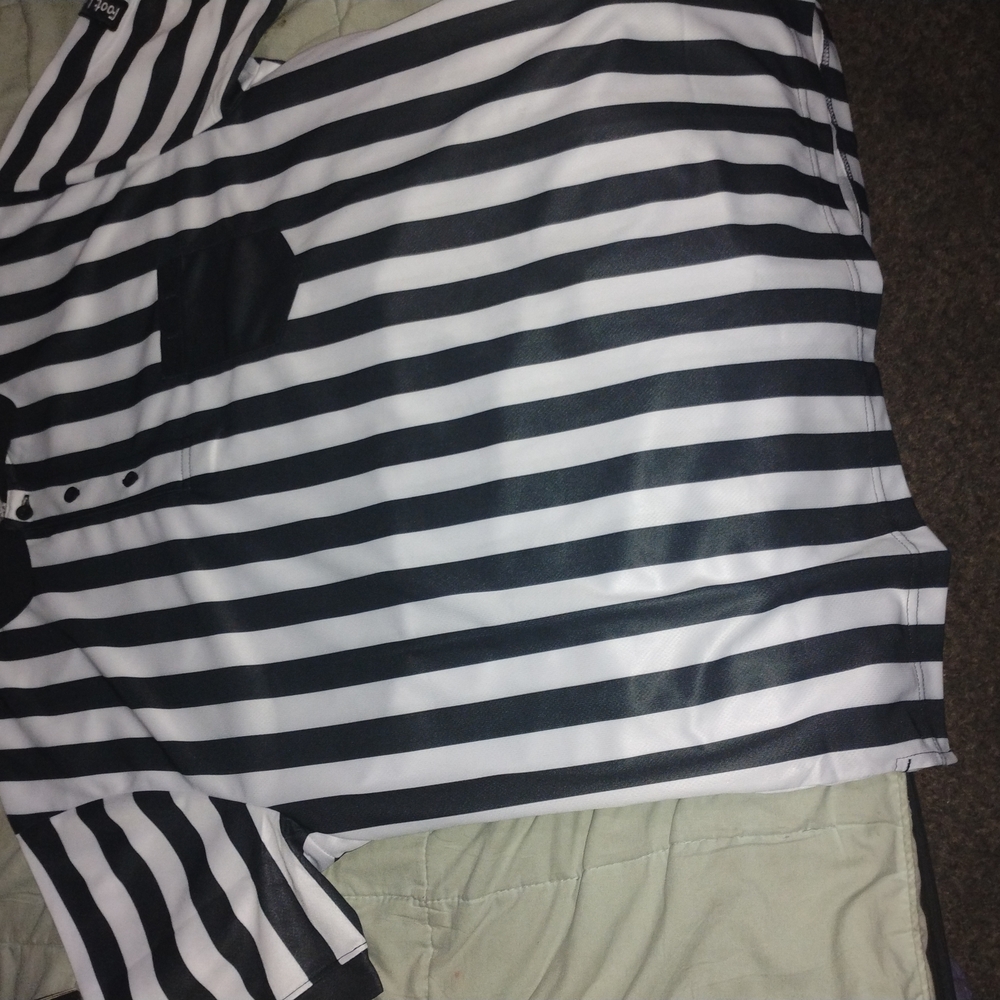 Black and White Striped Shirt